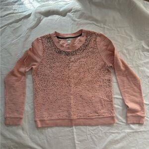 Hinge Pink Ribbed Sweater